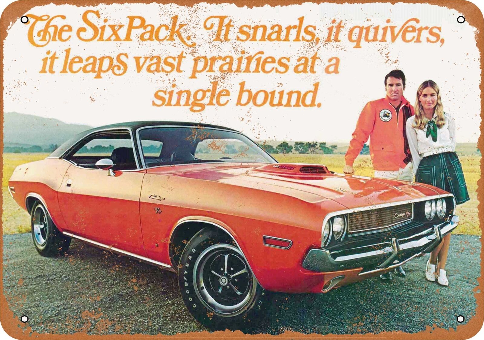 Metal Sign - 1970 Dodge Challenger R/T - Vintage Look Reproduction