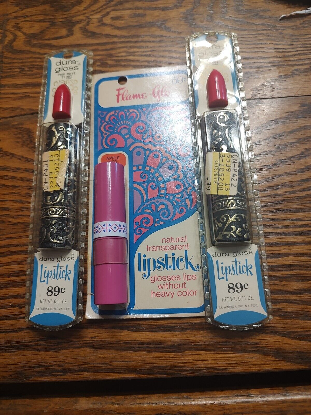 Three Vintage NOS Lipsticks