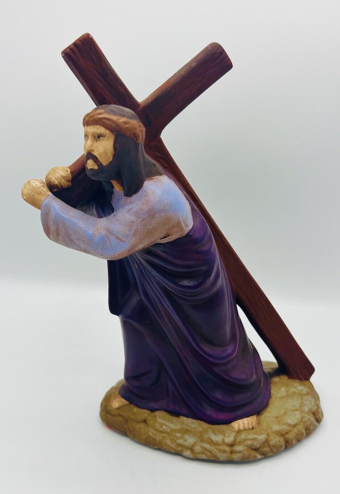 Vintage Hobbyist￼ Christ Carry The Cross 8.5” Tall