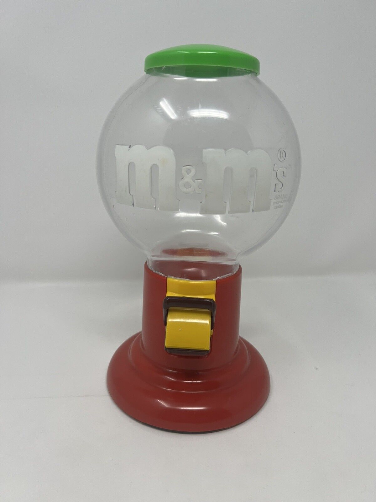 M&M Candy Dispenser  1991 Mars Vintage / Retro Gumball Style Tabletop 
