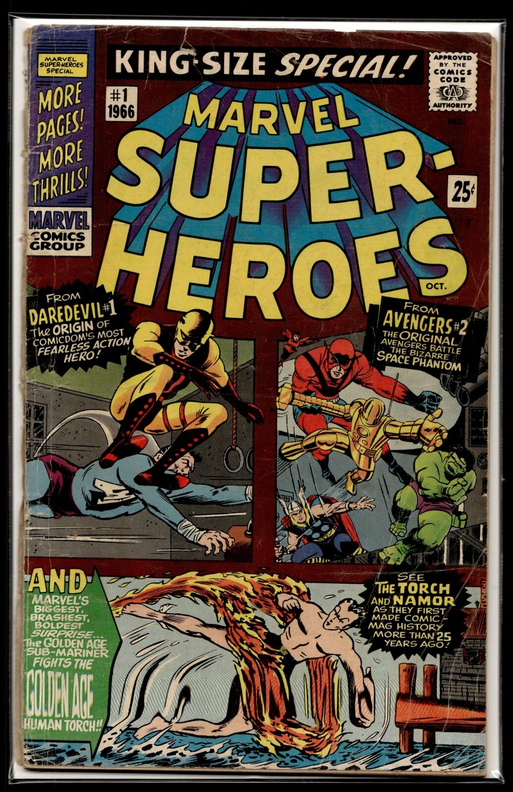 1966 Marvel Super-Heroes #1 King Size Special Marvel Comic