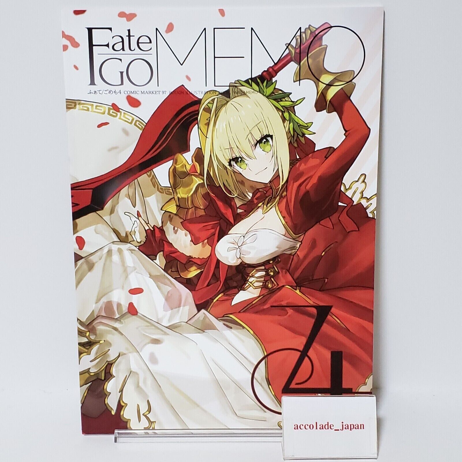 Fate/GO Memo 4 Wada Arco Fate/Grand Order Art Book FGO A4/32P C97 Doujinshi