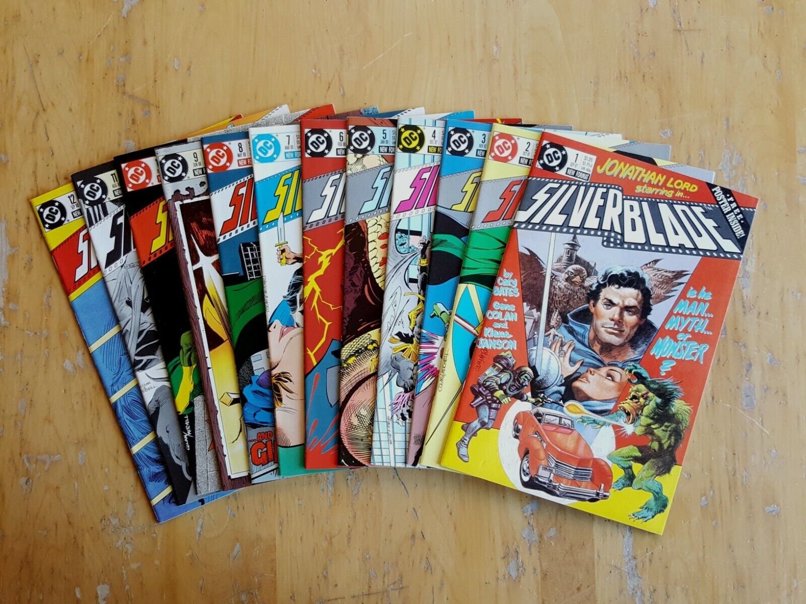 Silverblade #1-12. Full Run (1987-88, DC Comics) 9.4 Near Mint