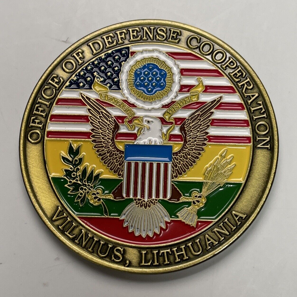 US Office of Defense Cooperation Vilnius, Lithuania ChallengeCoin