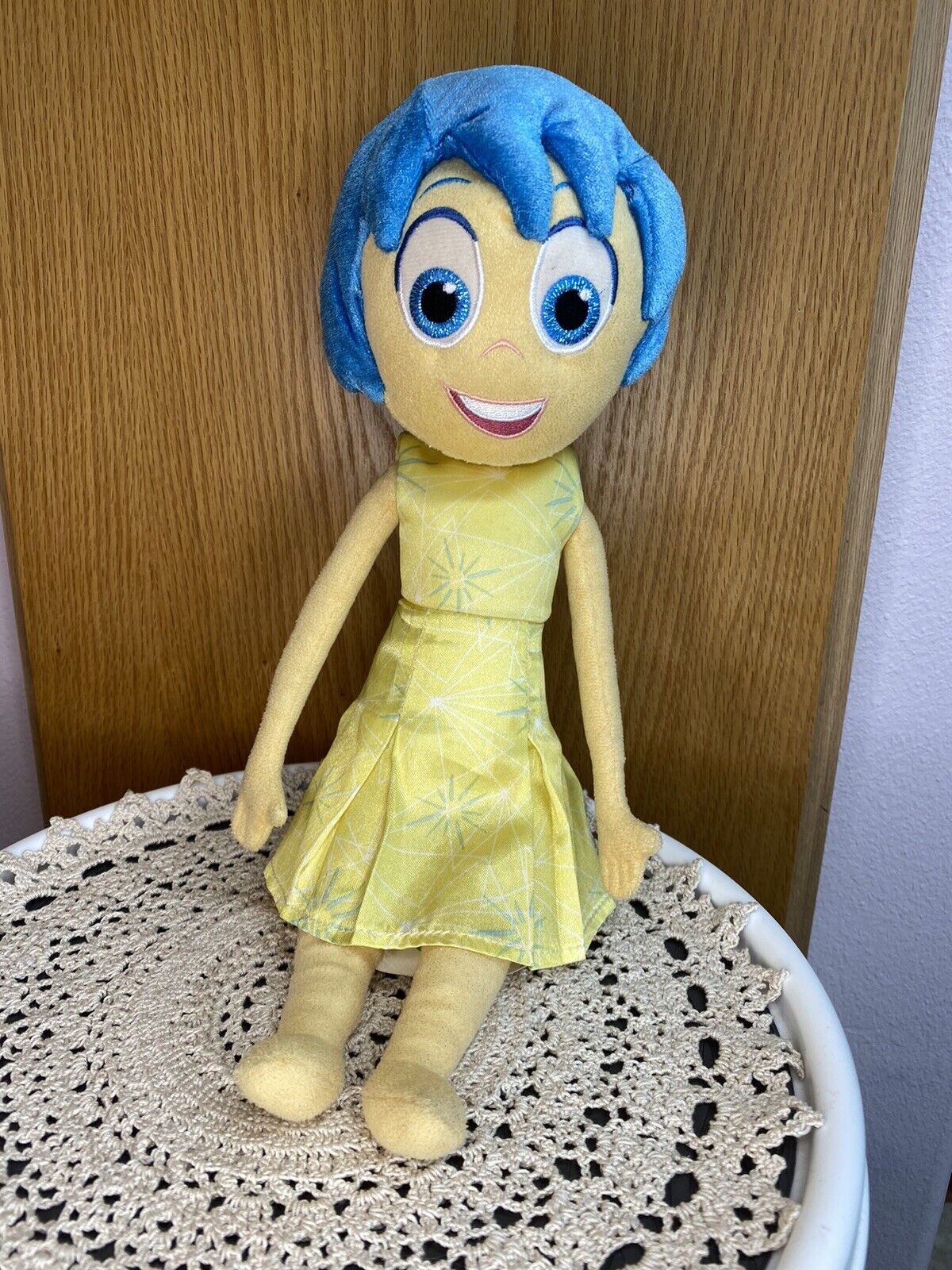 Disney Joy Inside Out Plush ~ Stuffed Doll Toy 15”