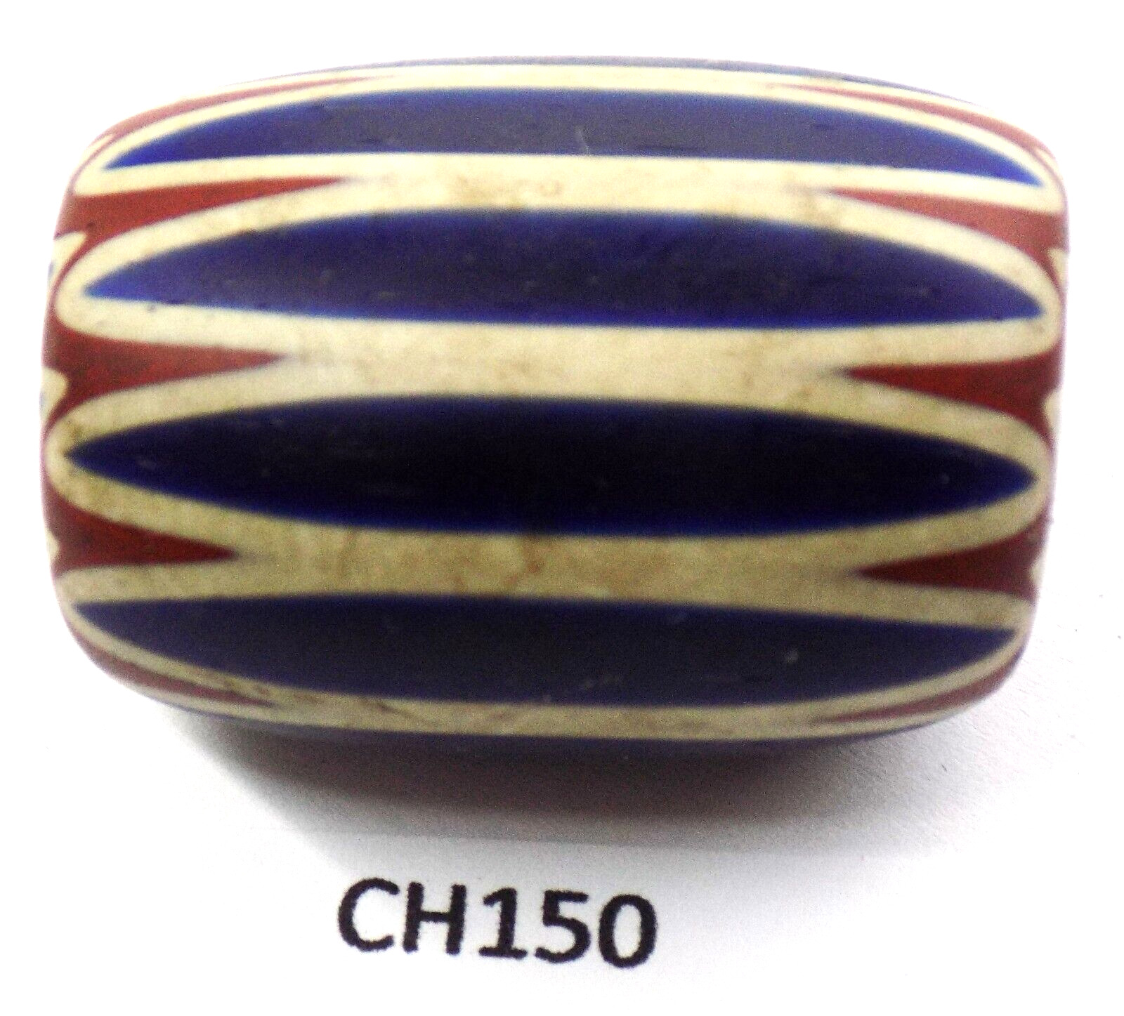 Super Antique Venetian Chevron Trade Bead African Collection Italy # CH150 BG 61