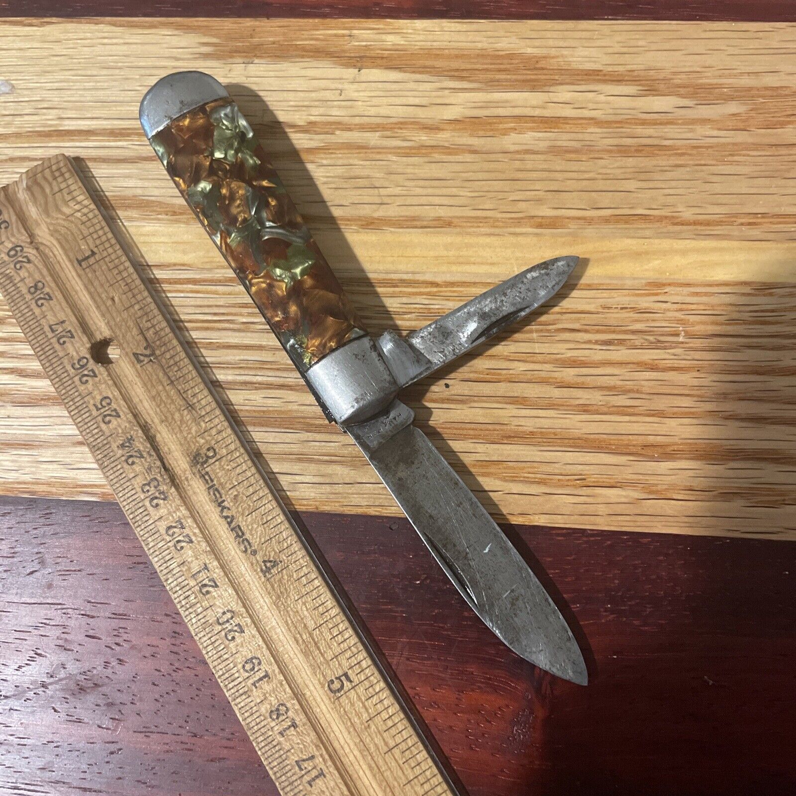 Antique Pre WWII Hammer Brand Jack Knife 2 Blade Folding USA Made 