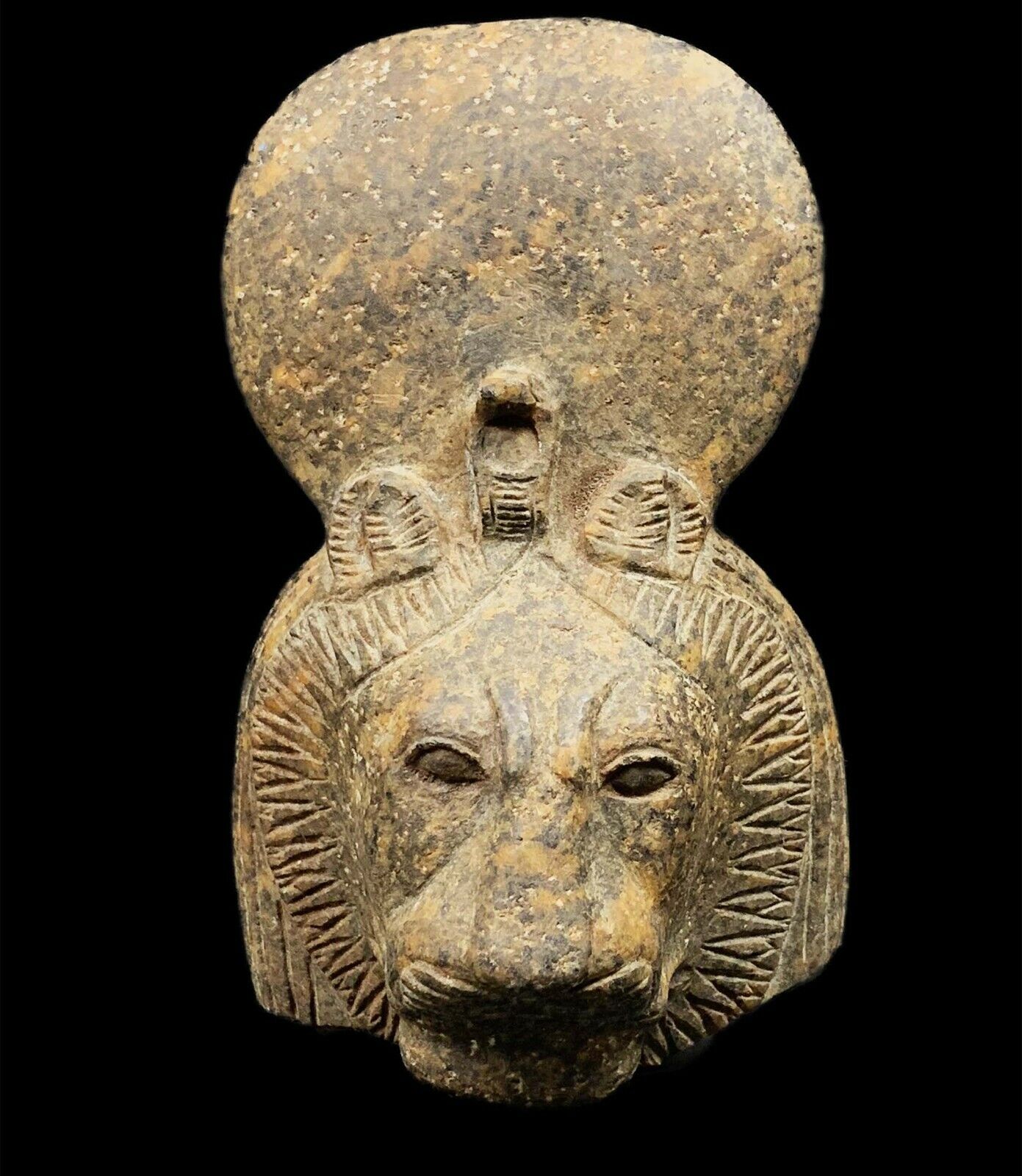 Large Head of Sekhmet goddess a vintage piece, Made by our Expert sculptors