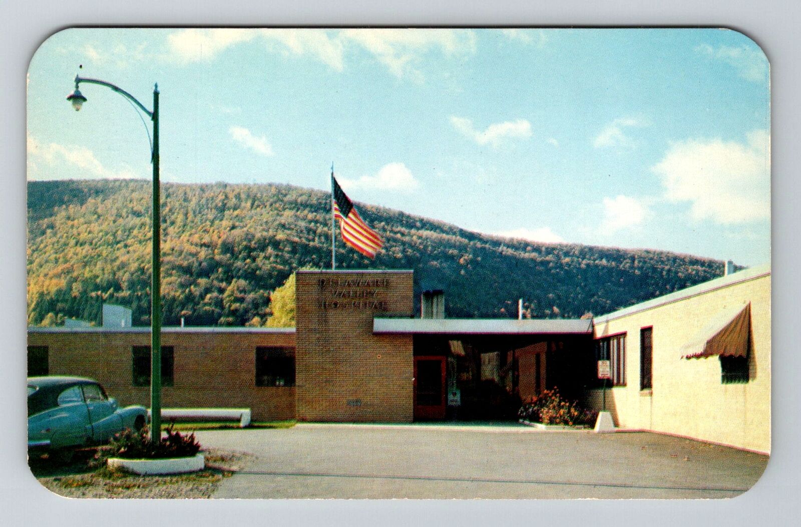Walton NY-New York, Delaware Valley Hospital, Vintage Postcard