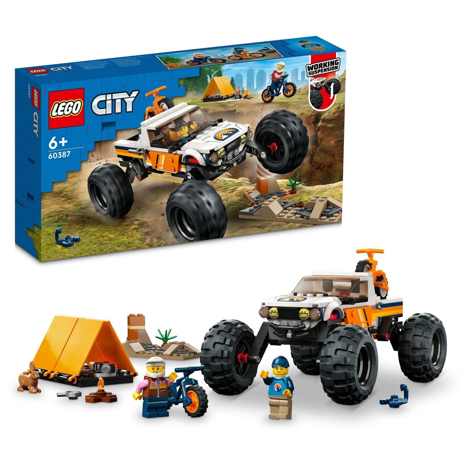 LEGO (LEGO) City 4WD Off -Road Adventure 60387 Toy Block Present Vehicle Boy Boy