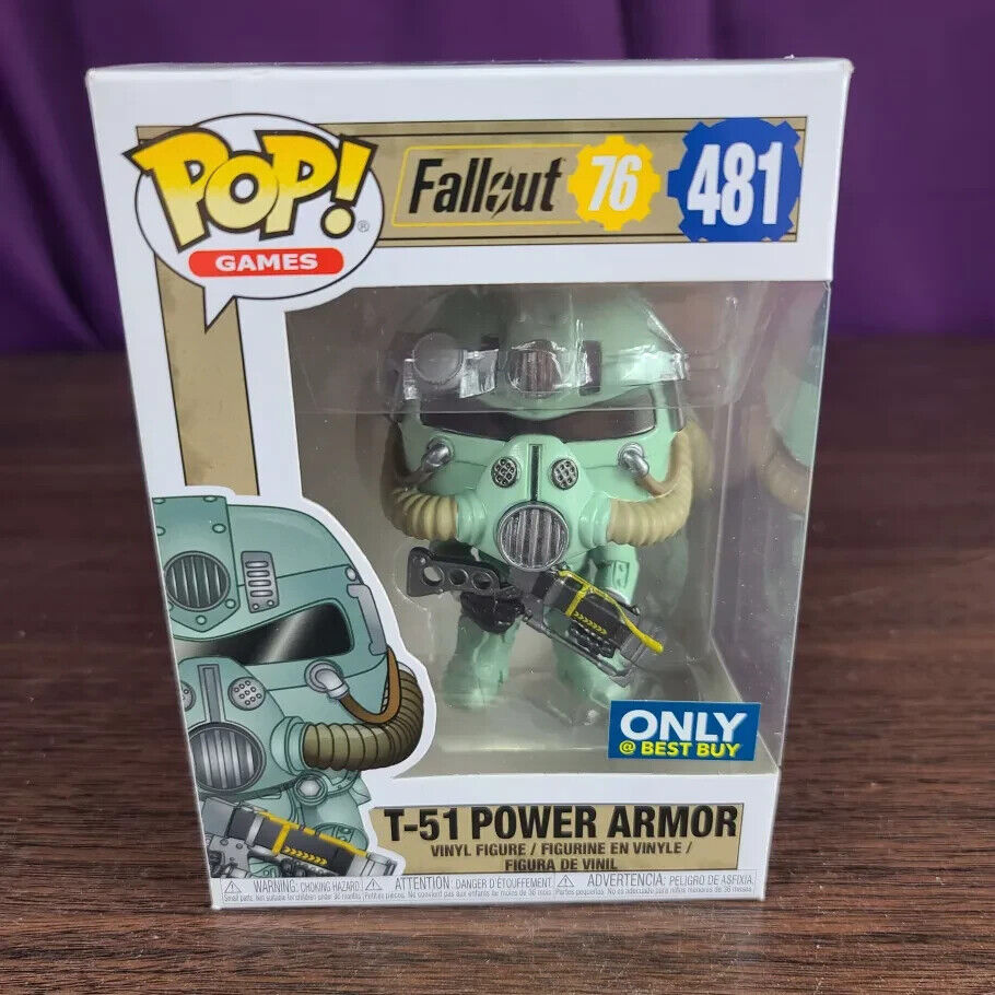 NEW Funko Pop Fallout - T-51 Power Armor (Fallout 76) #481 Best Buy Exclusive