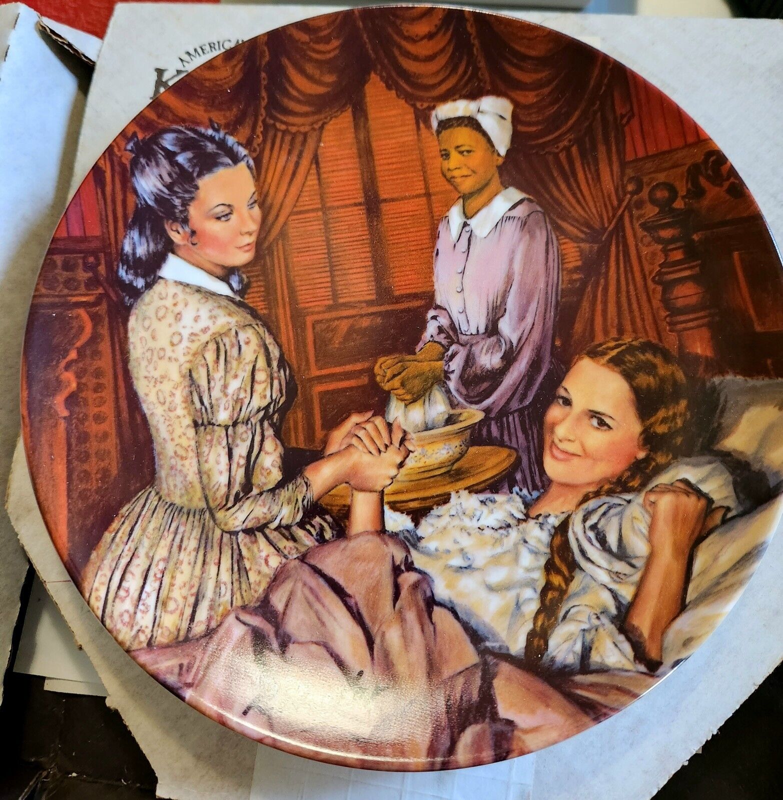 1983 Gone With The Wind Knowles Melanie Plate Numbered 