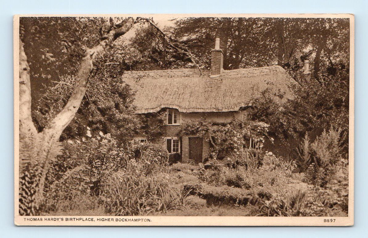 Thomas Hardy's Birthplace HIGHER BROCKHAMPTON Dorset England UK Postcard 