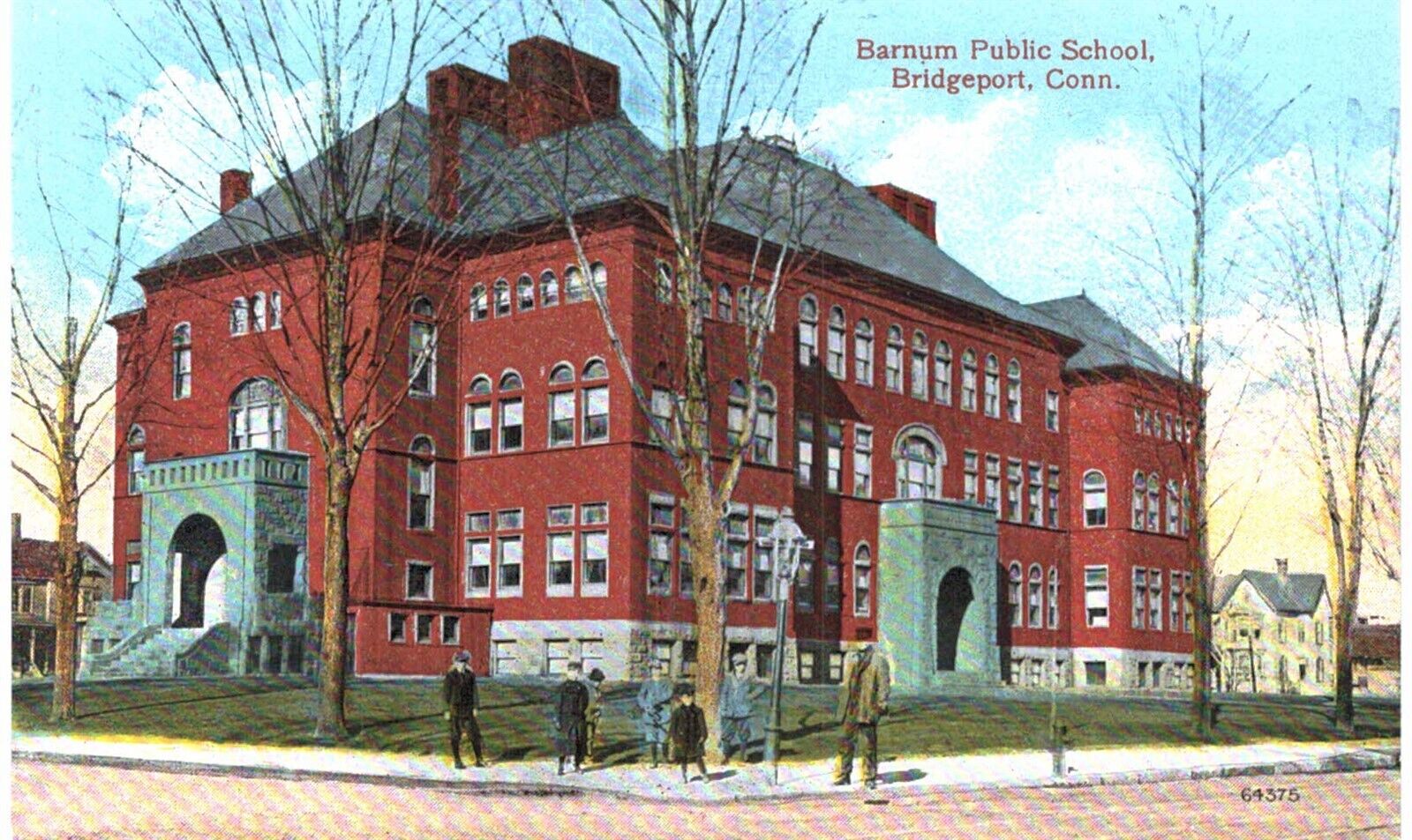 Bridgeport Barnum Public School UNUSED 1930 CT