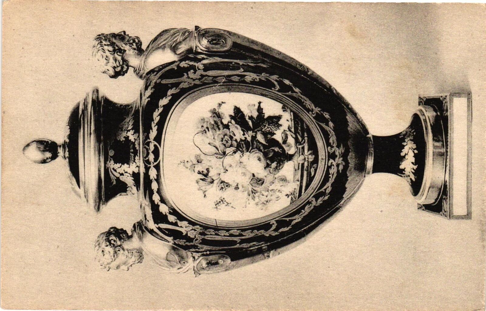 Vintage Postcard- French Porcelain Vase, Metropolitan Museum Art UnPost 1910