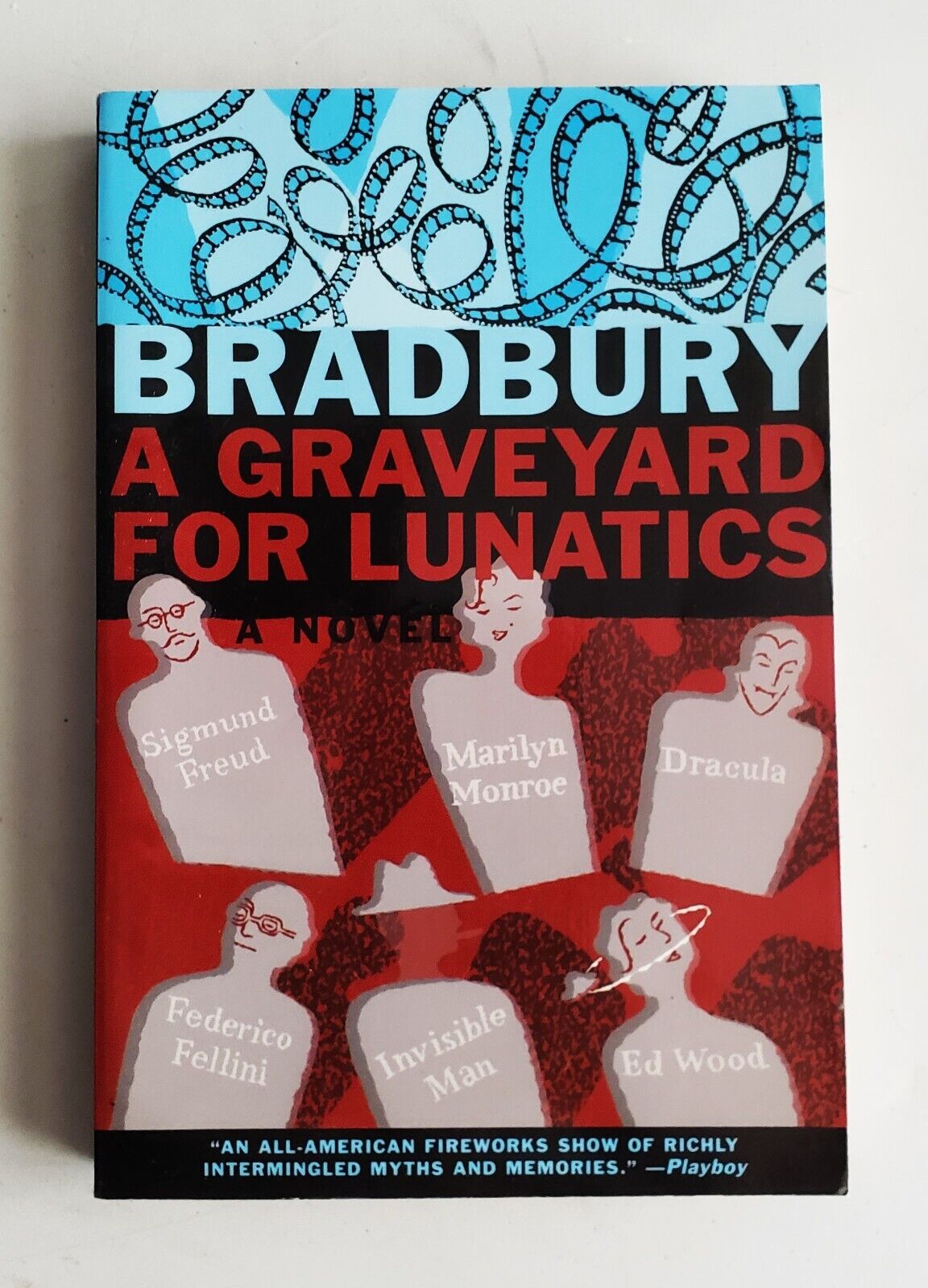 RAY BRADBURY A Graveyard for Lunatics SIGNED First paperback edition