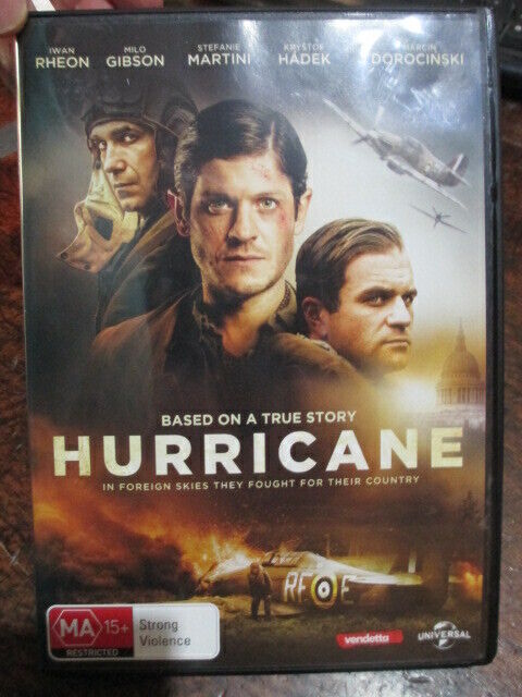 DVD Hurricane Fighter Pilots Story WW2 RAF Polish Movie New Release