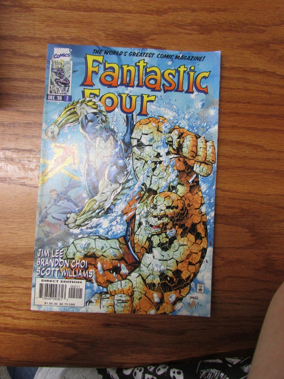 Vintage Marvel Comics Fantastic Four Vol. 2 No. 2 December 1996 Comic Book