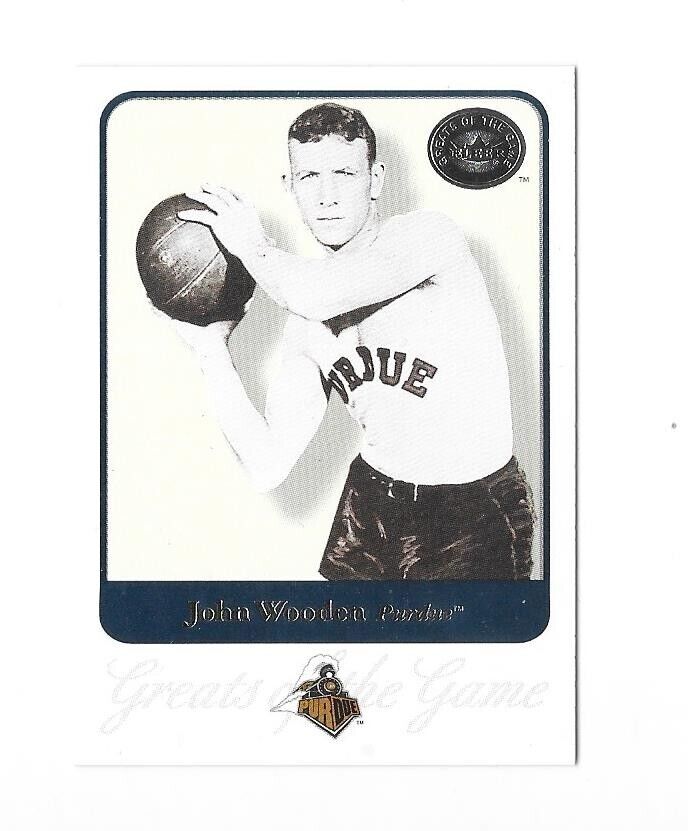 2001 Fleer - #42 - John Wooden Card