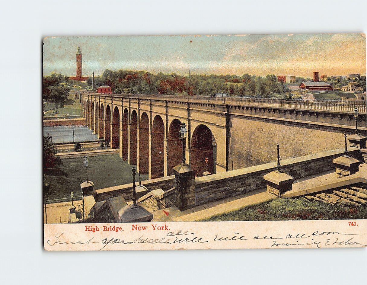 Postcard High Bridge New York USA