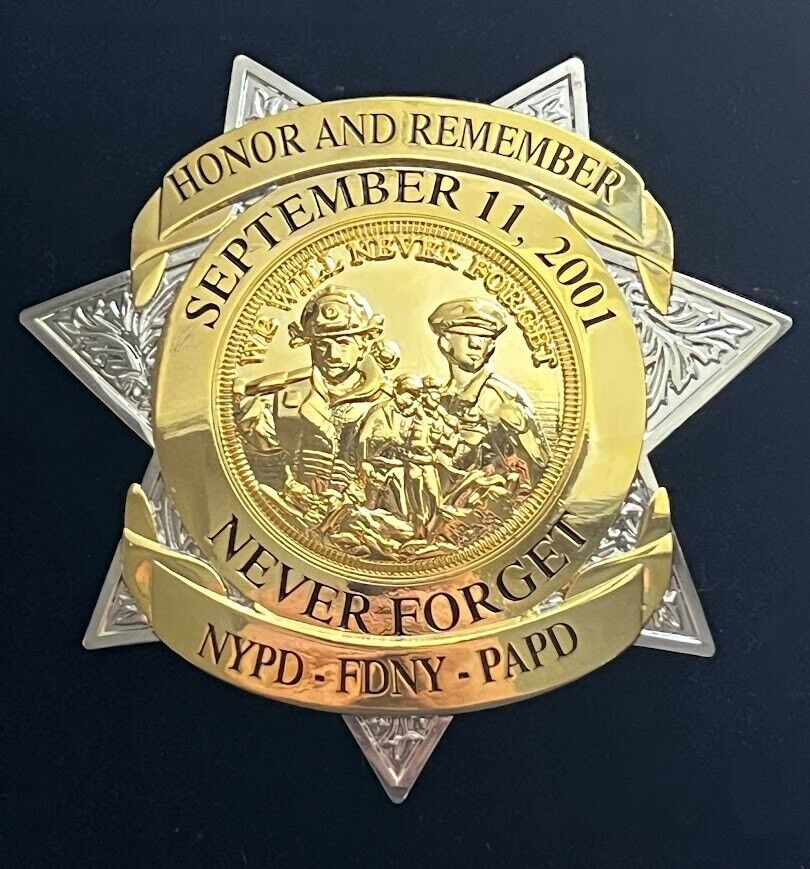 NYPD / FDNY memorial badge (Limited Edition)