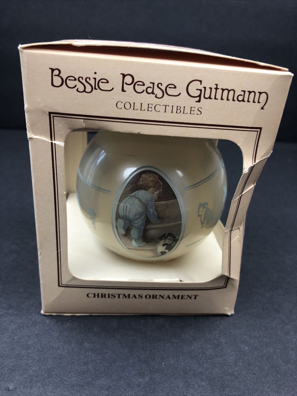 1985 Bessie Pease Gutmann Christmas Nitey Night Baby Ornament