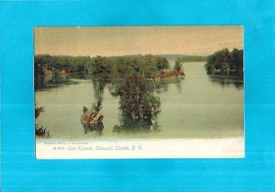 Vintage Postcard-Lost Channel, Thousand Islands, New York