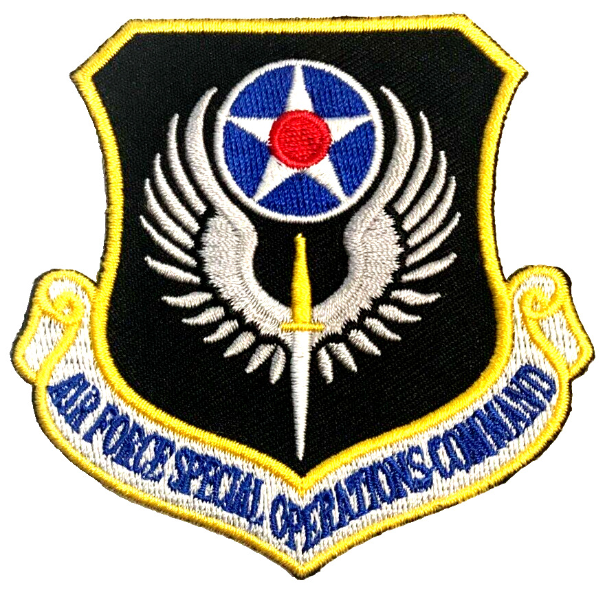 U.S. AIR FORCE SPECIAL OPERATIONS COMMAND PATCH (AFH) USAF AFSOC