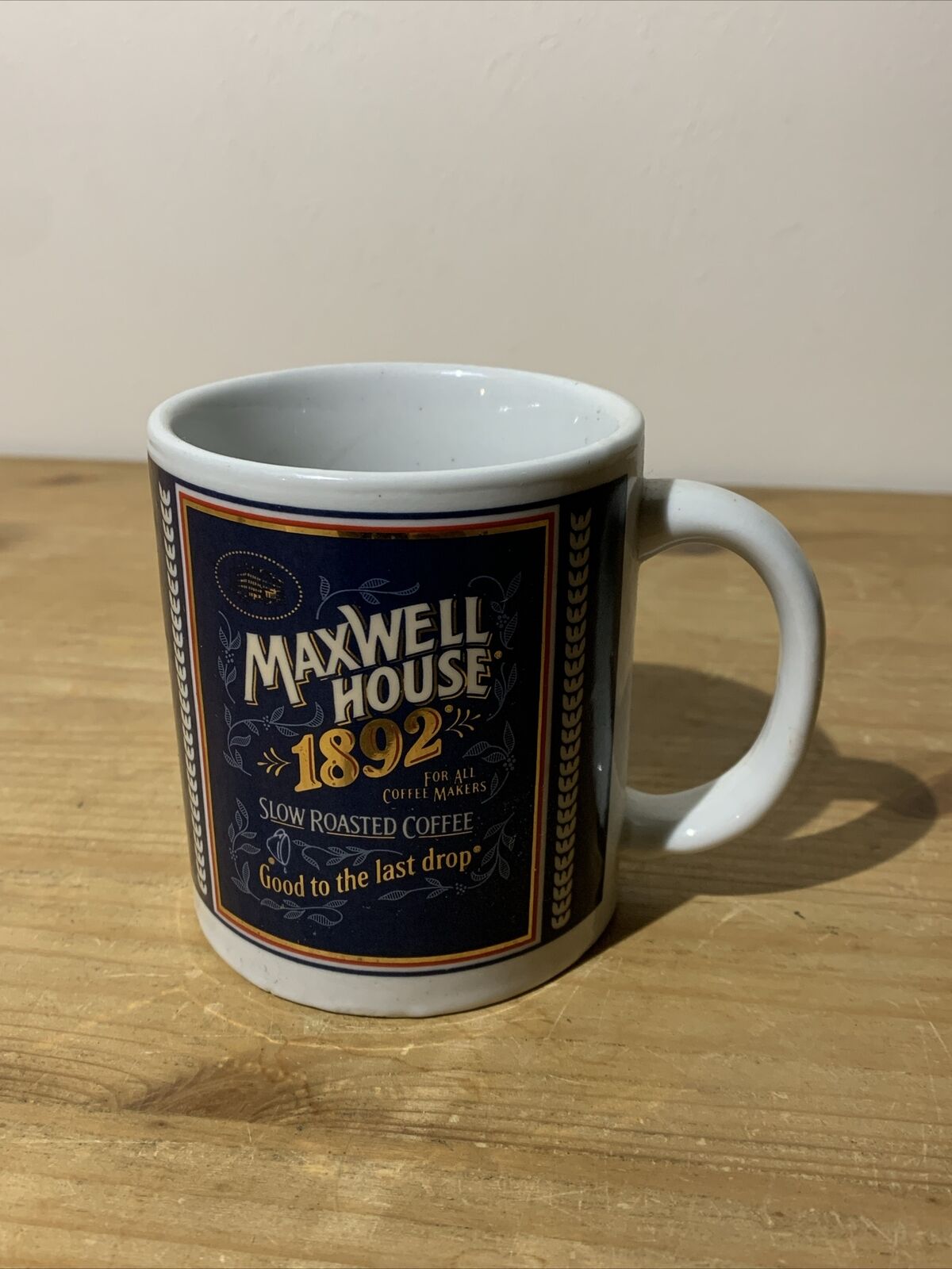 Vintage Maxwell House Coffee Mug Cup 8oz Made In USA Good To The Last Drop