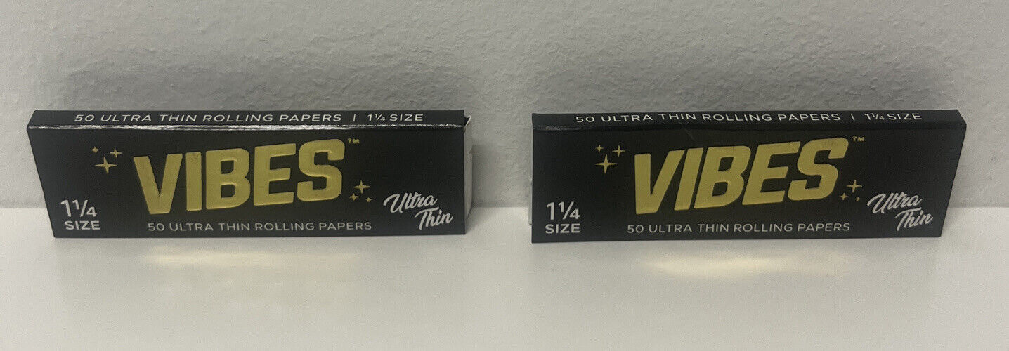 Vibes Rolling Paper 2pk (Ultra Thin) 1.25 brand new fresh