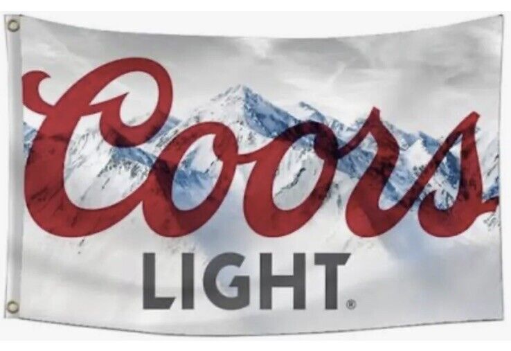 New Coors Light Beer 3x5 Flag Banner Man Cave Rockies Rocky Mountain College Hot