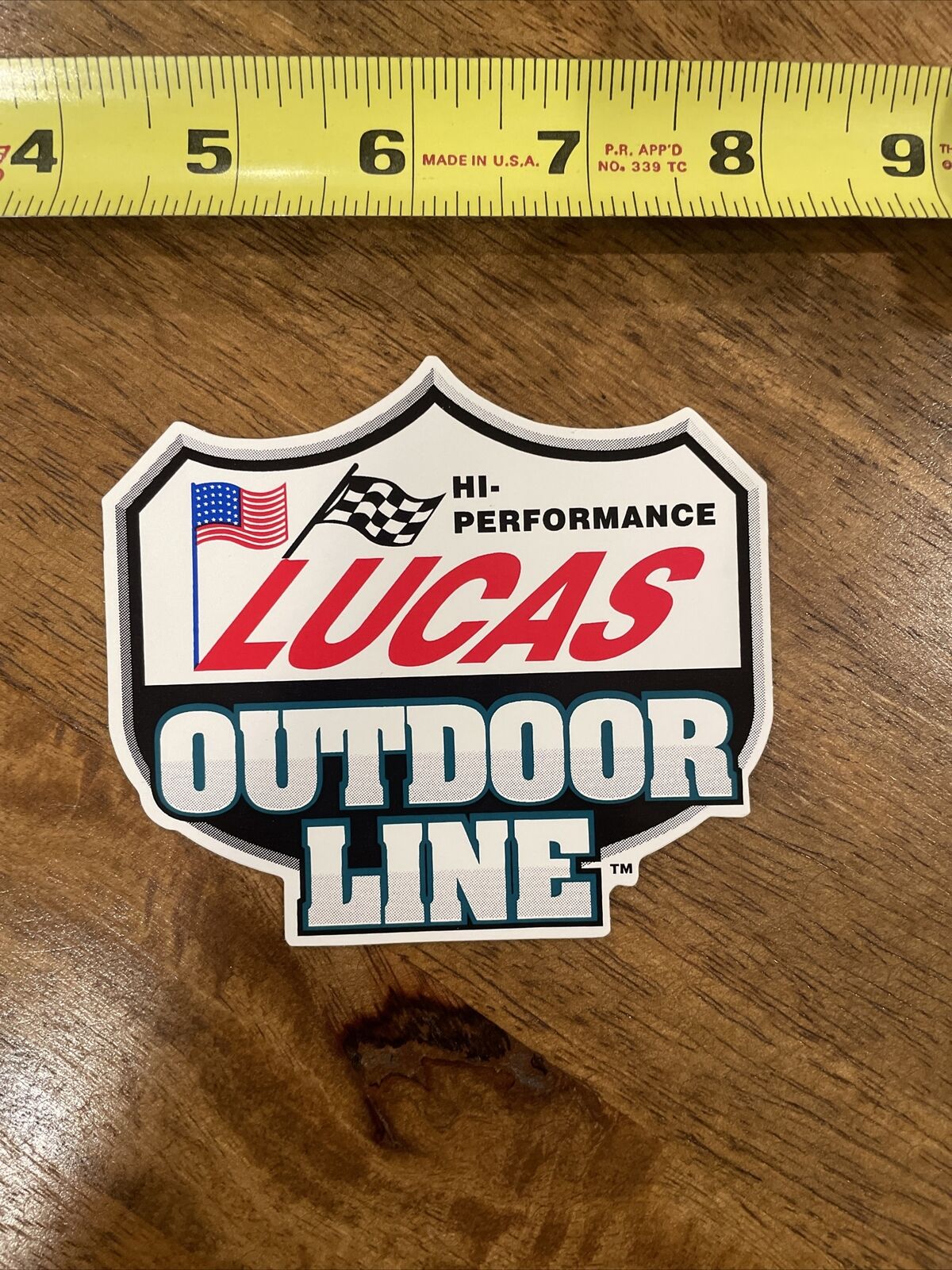 SHOT Show 2024 Lucas Oil Outdoor Line Sticker Decal NEW OEM 
