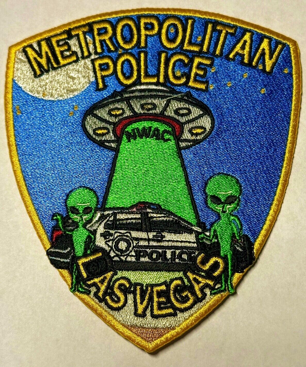 Las Vegas Metropolitan Police Department LVMPD UFO Patch