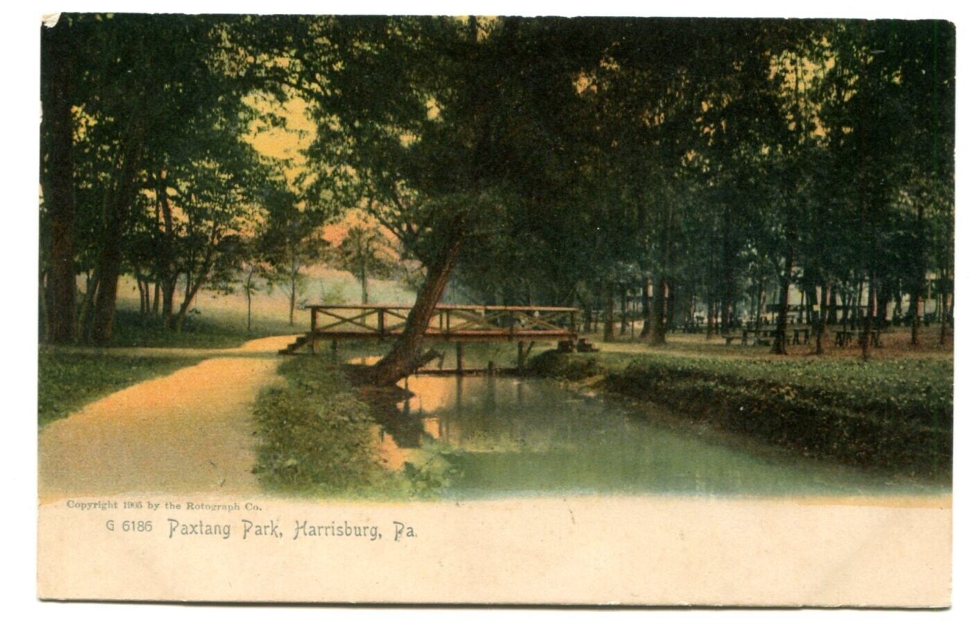 Harrisburg, PA. Paxtang Park. Rotograph, c.1905. Pennsylvania.