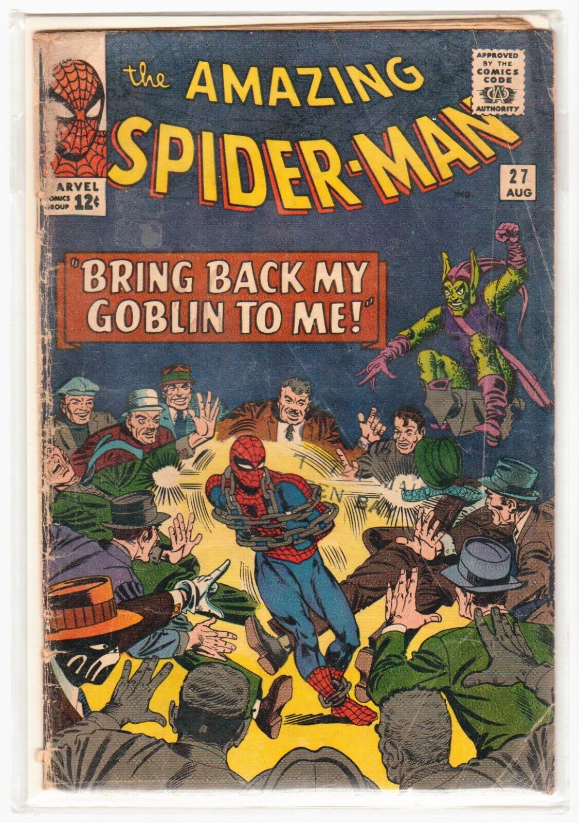 THE AMAZING SPIDER-MAN #27 GREEN GOBLIN SILVER AGE MARVEL COMICS 1965