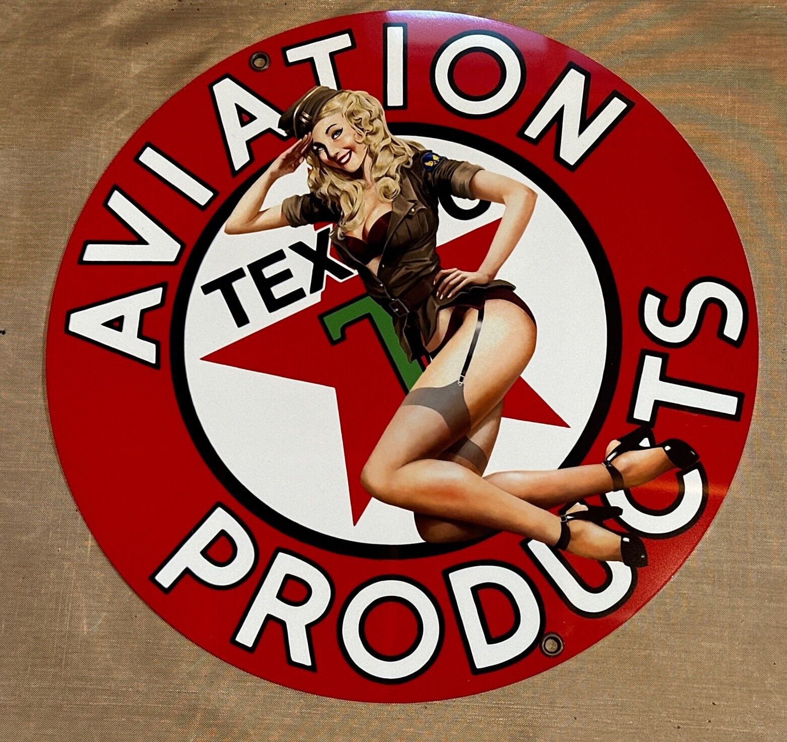 Top Quality Texaco Gas Aviation vintage reproduction Garage Sign