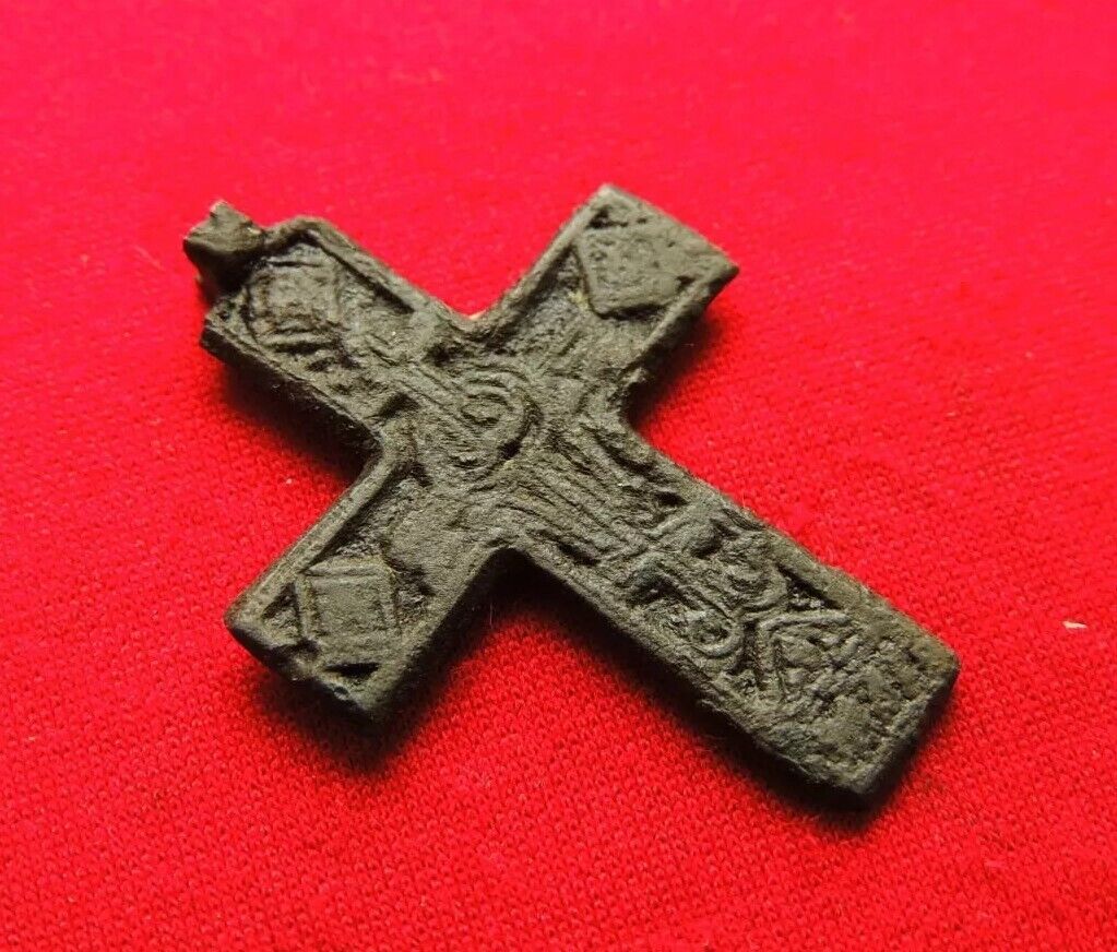 Ancient bronze cross 17-18 century