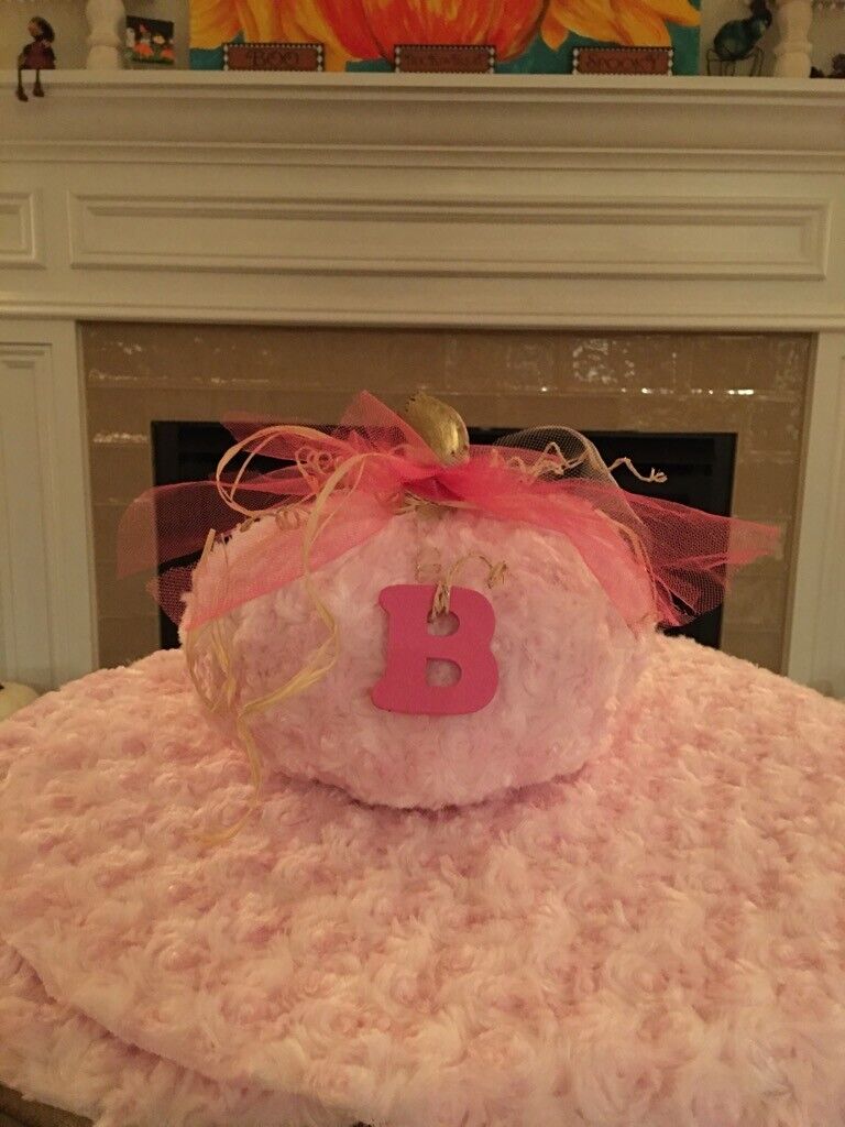 Halloween Home decor handmade Barbie inspired pumpkin