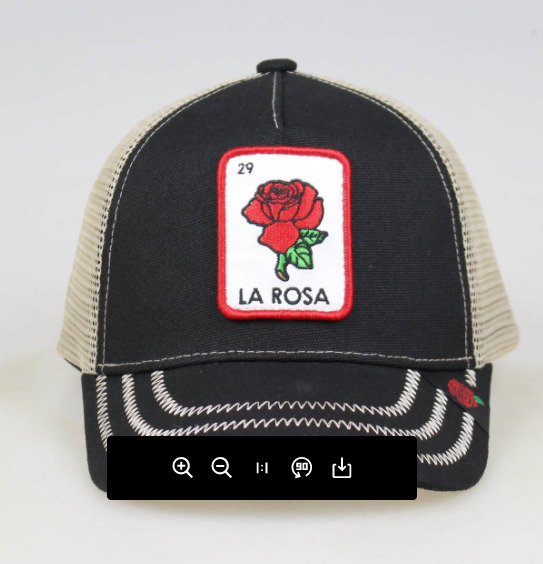 La Rosa Hat, Loteria, Mexican Loteria Game, Roses, 