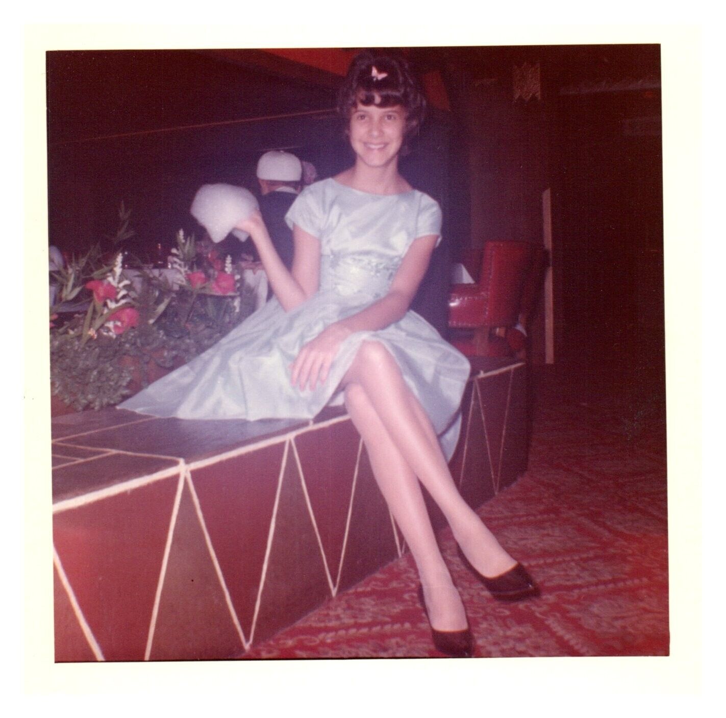 1960s American Teen Beautiful Dress Vintage Photo California