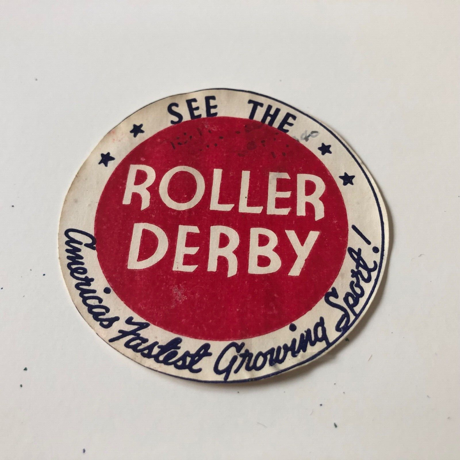 1940s Roller Derby Roller Skating Labe. 2 1/2\