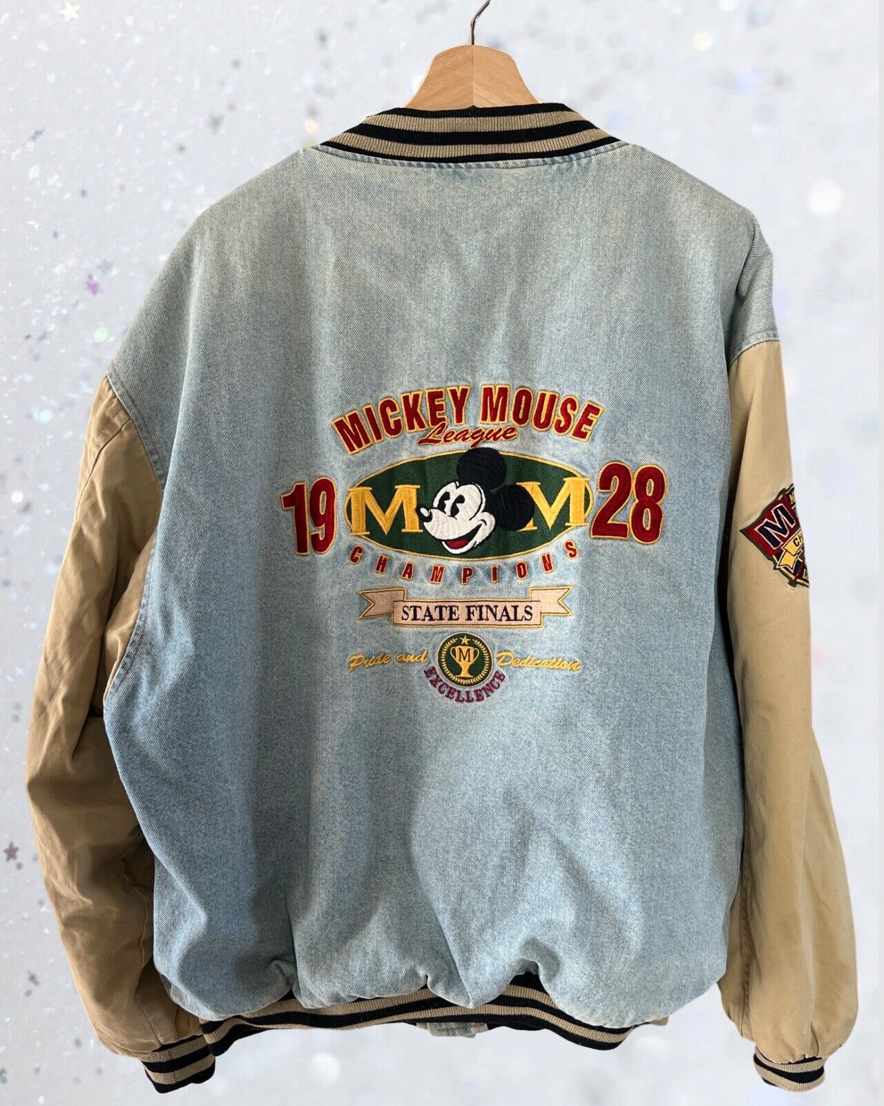 Vintage Disney Mickey Mouse 1928 Varsity Jacket