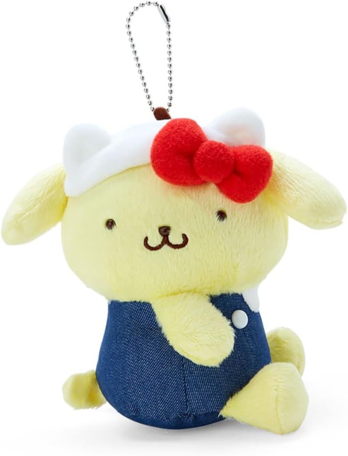 Sanrio Character Pompompurin Mascot Holder (HELLO everyone) Plush Doll New