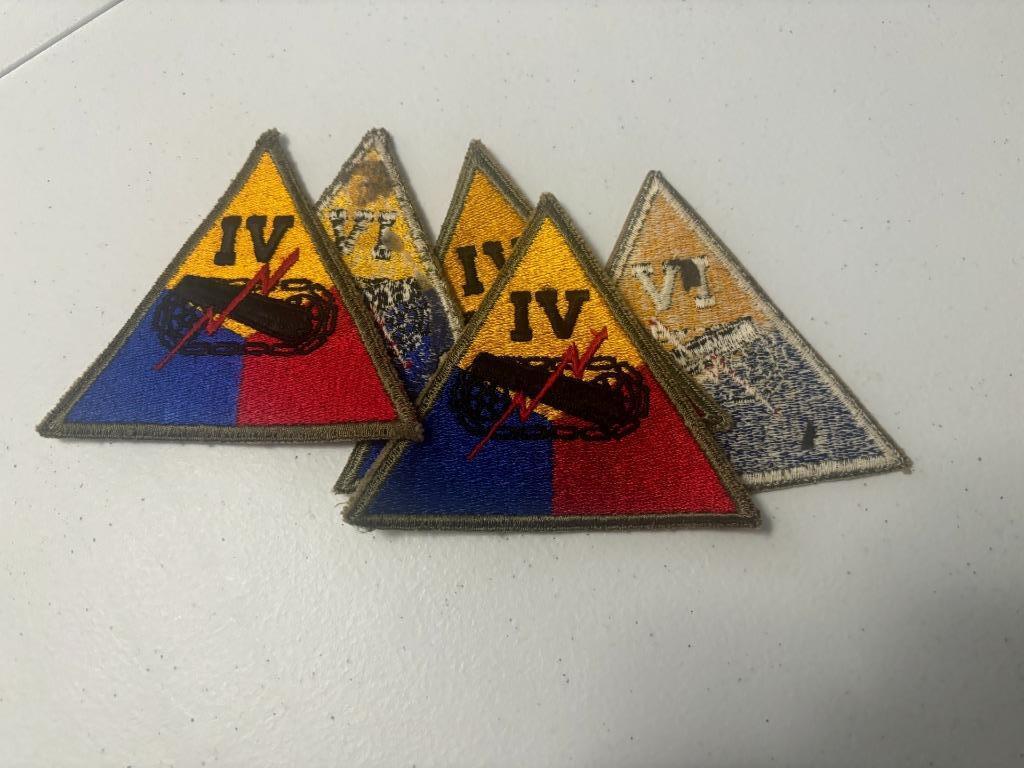 One WW 2 4th Armored Corps Patch