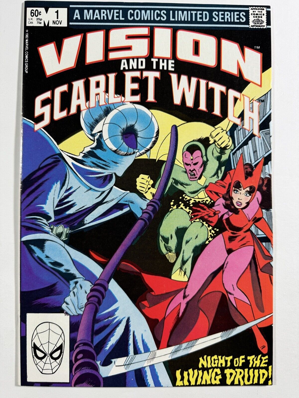 VISION AND THE SCARLET WITCH #1 Living Druid VERY HIGH-GRADE 1983 MARVEL COMICS