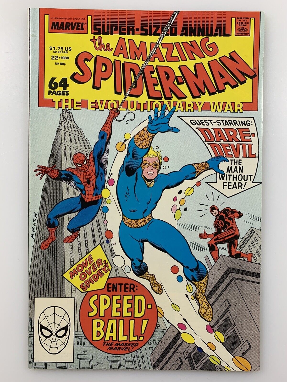 AMAZING SPIDER-MAN SUPER-SIZED ANNUAL #22 HIGH-GRADE 1988 64-PAGES MARVEL COMICS