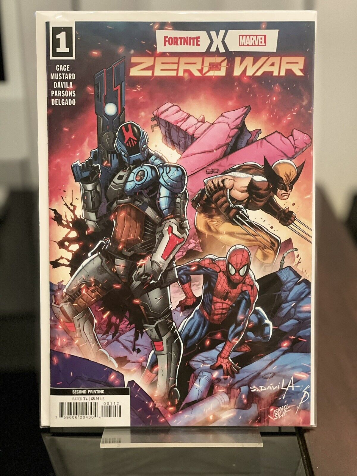 Fortnite X Marvel Zero War #1 (Of 5) 2ND Printing Sergio Davila Variant Cover
