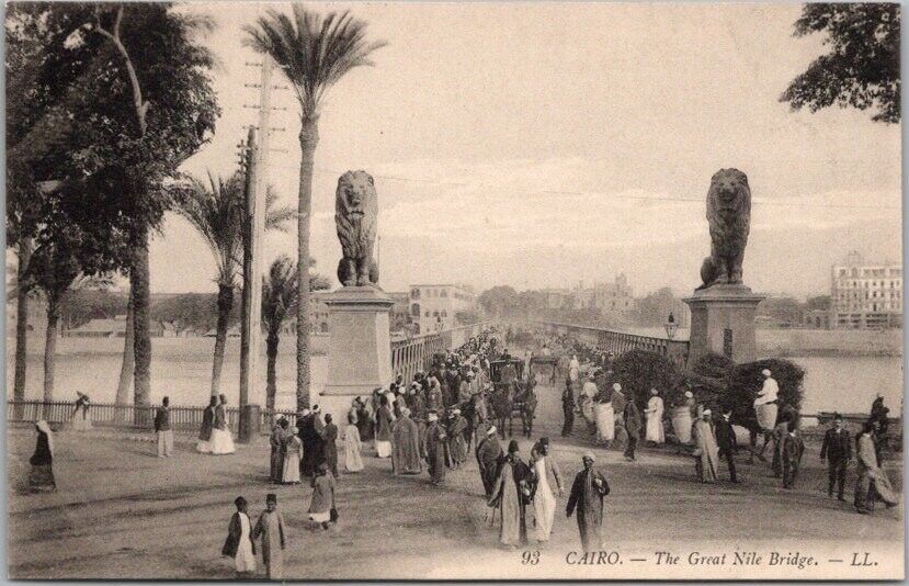 Vintage 1910s Cairo, EGYPT Postcard \