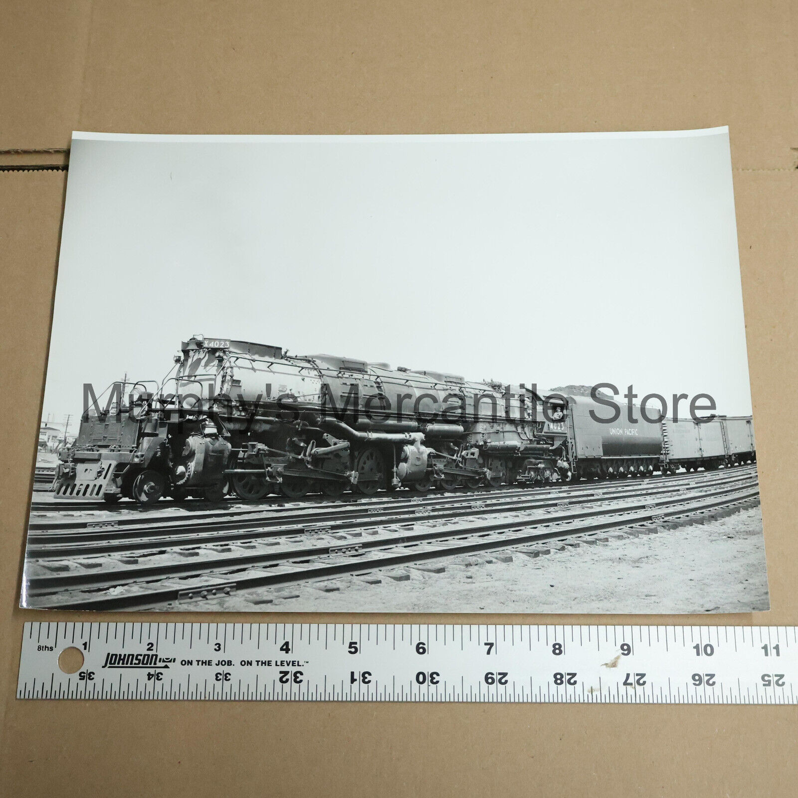 Union Pacific 4023 4-8-8-4 Big Boy Freight Train Locomotive 8x11in Vintage Photo