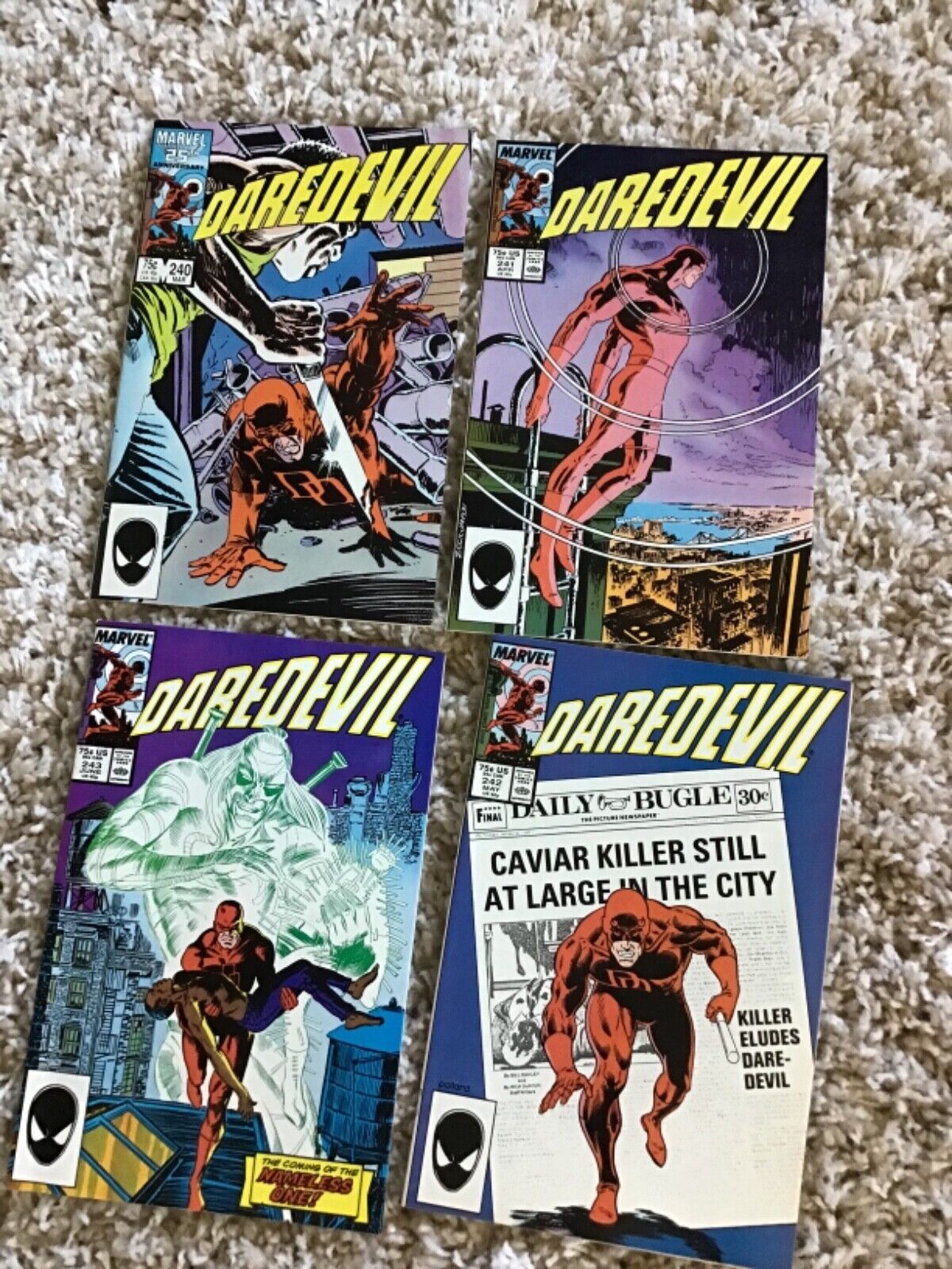 Daredevil Lot of 24 comics NM average grade Marvel Comics copper